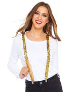 Gold Sequin Braces