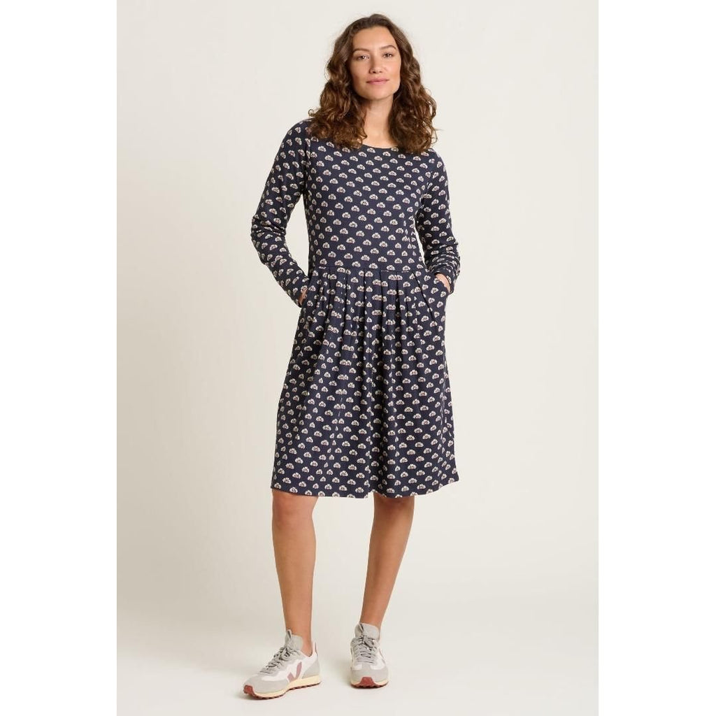 Brakeburn Annie Dress - Navy - Beales department store