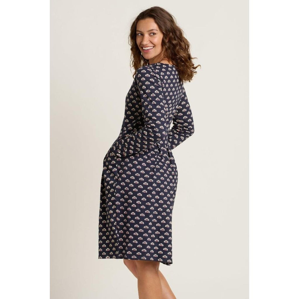 Brakeburn Annie Dress - Navy - Beales department store