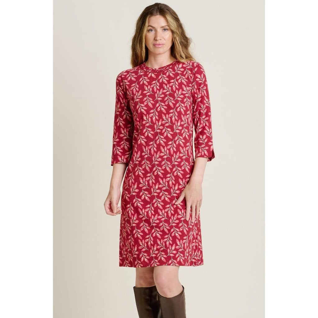 Brakeburn Autumn Breeze Dress - Red - Beales department store