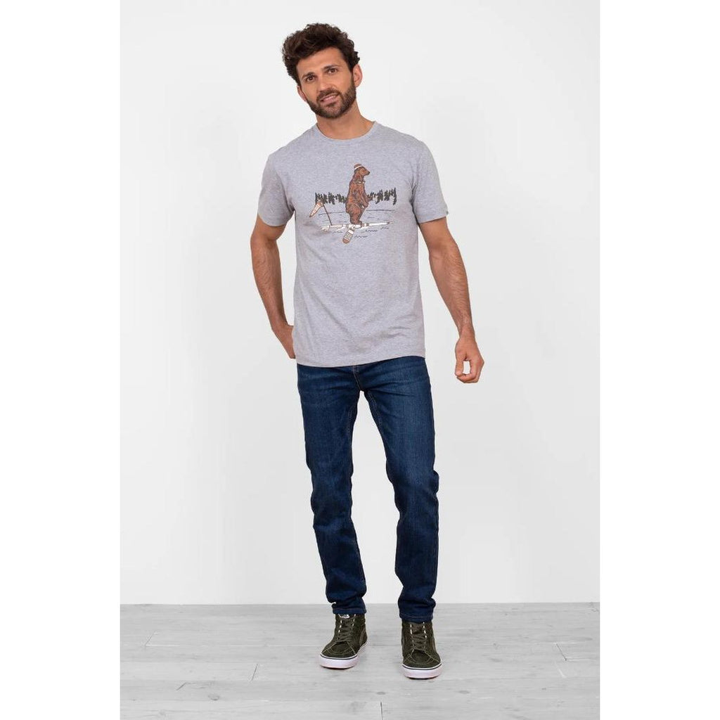 Brakeburn Bear Tee - Grey - Beales department store