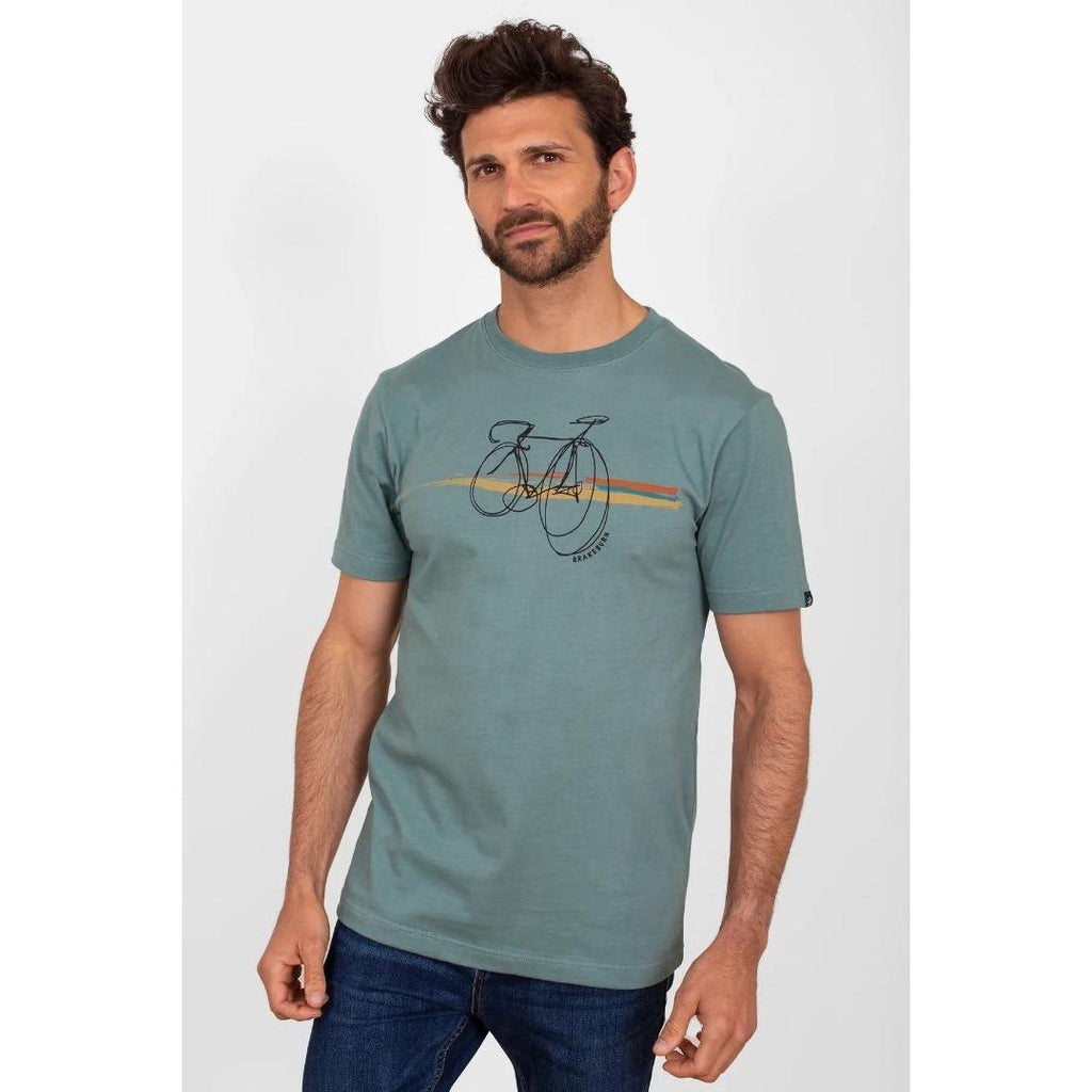 Brakeburn Bike Tee - Blue - Beales department store