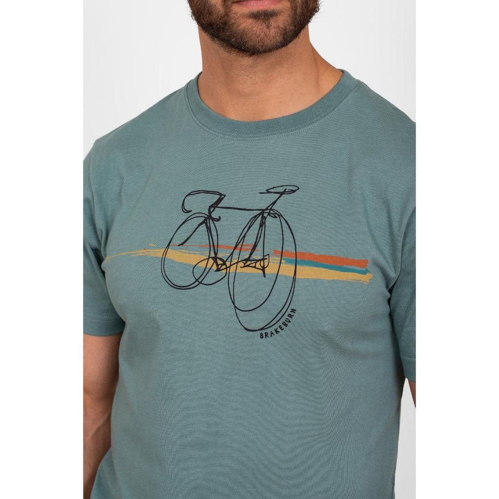 Brakeburn Bike Tee - Blue - Beales department store