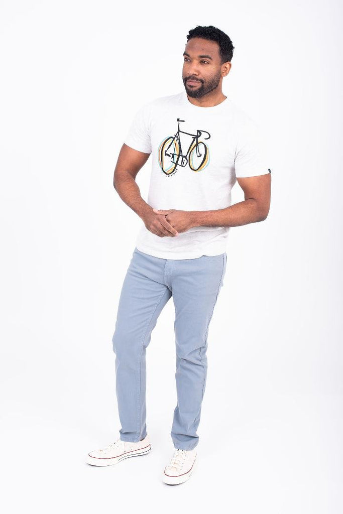 Brakeburn Bike Tee - Ecru - Beales department store