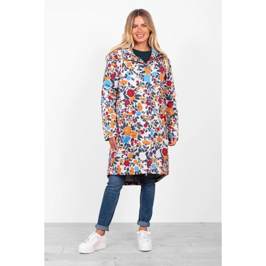 Brakeburn Bloom Waterproof Jacket - Multi - Beales department store