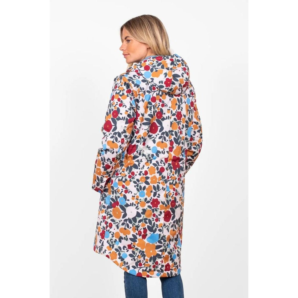 Brakeburn Bloom Waterproof Jacket - Multi - Beales department store