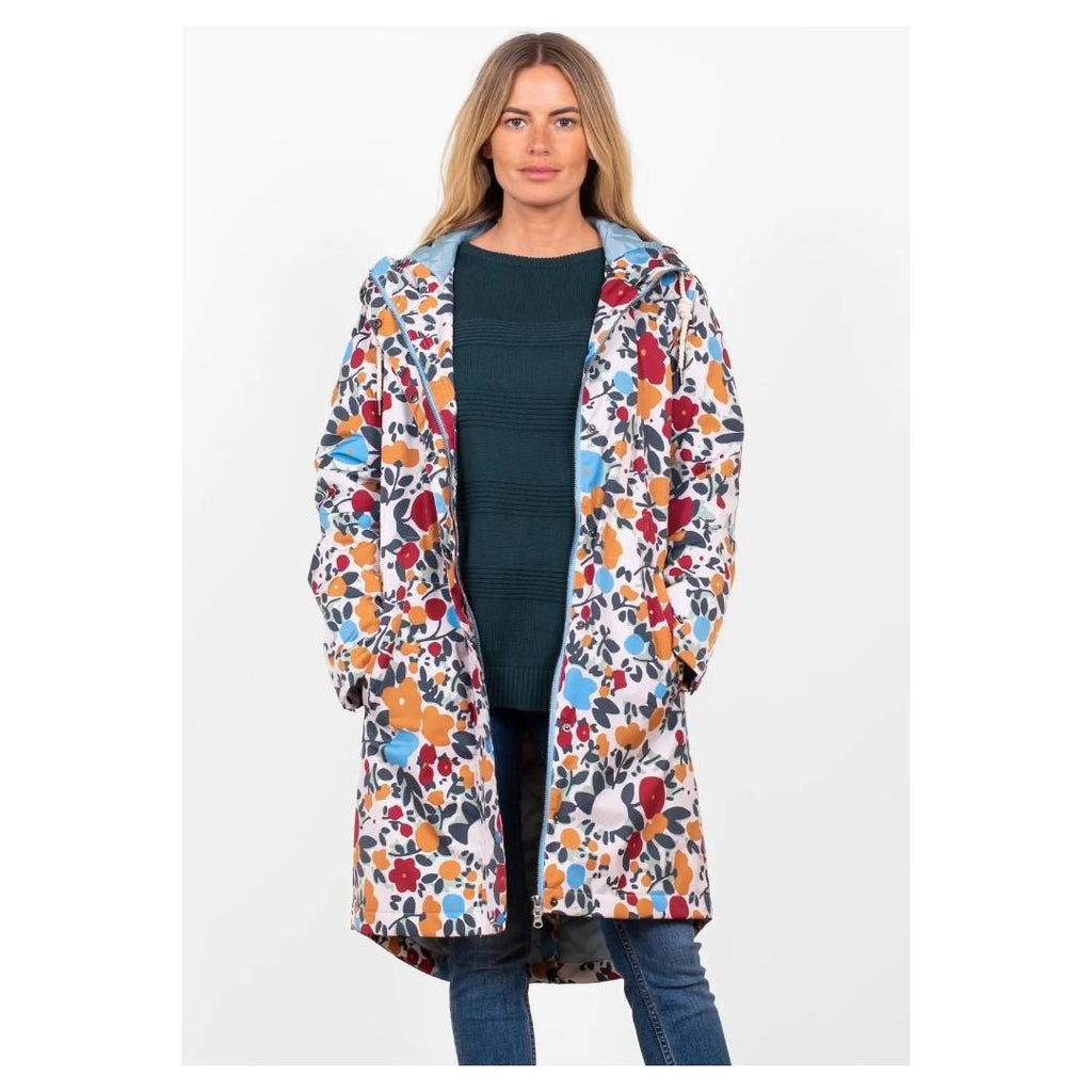 Brakeburn Bloom Waterproof Jacket - Multi - Beales department store