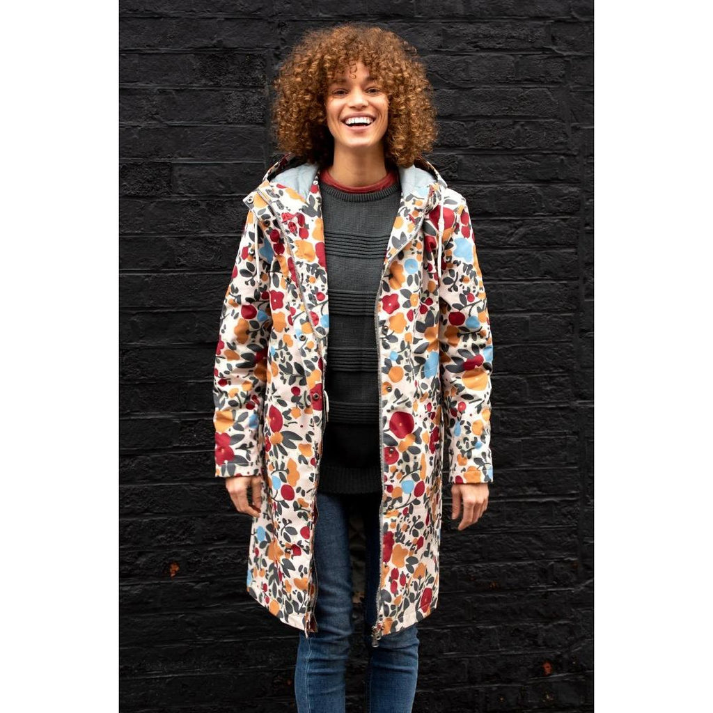 Brakeburn Bloom Waterproof Jacket - Multi - Beales department store