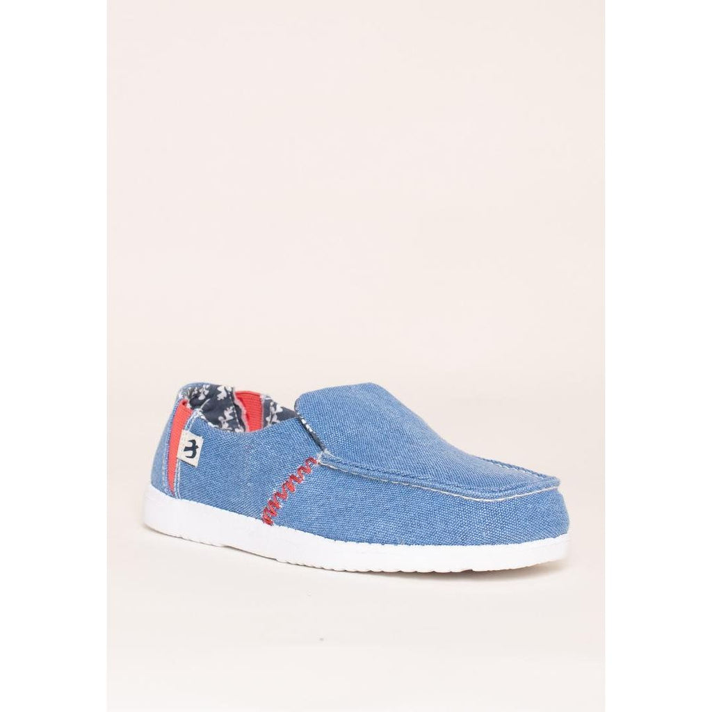 Brakeburn Blue Slip On - Blue - Beales department store