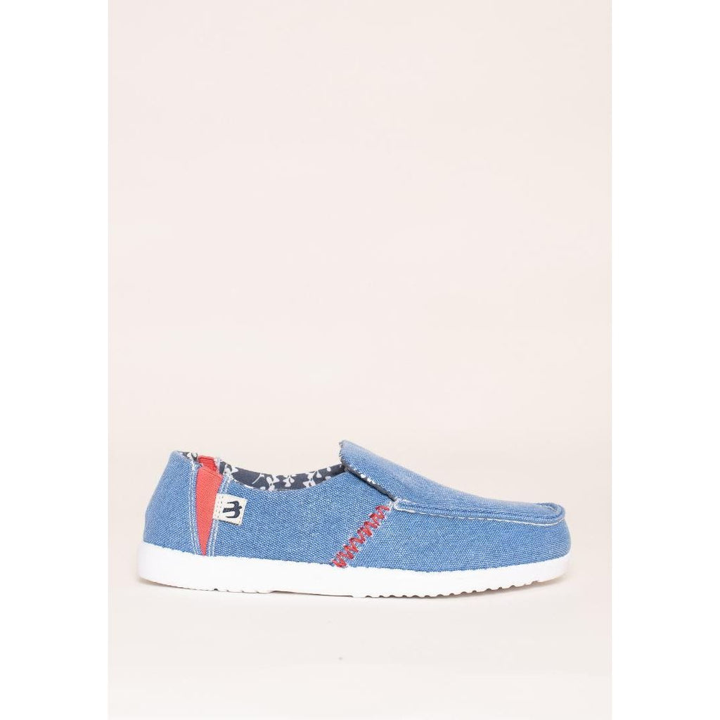 Brakeburn Blue Slip On - Blue - Beales department store