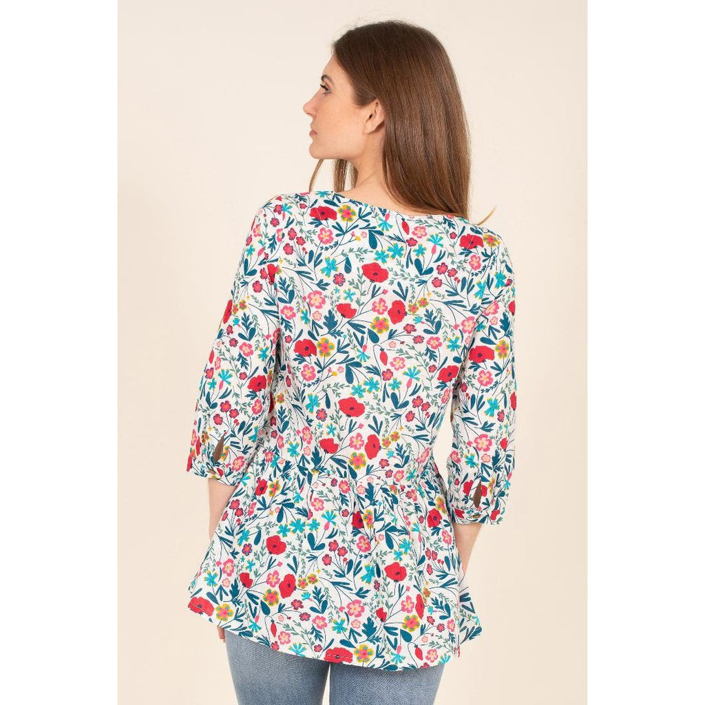 Brakeburn Botanical Blouse - Multi - Beales department store