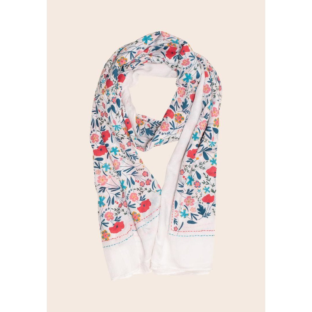 Brakeburn Botanical Scarf - Multi - Beales department store