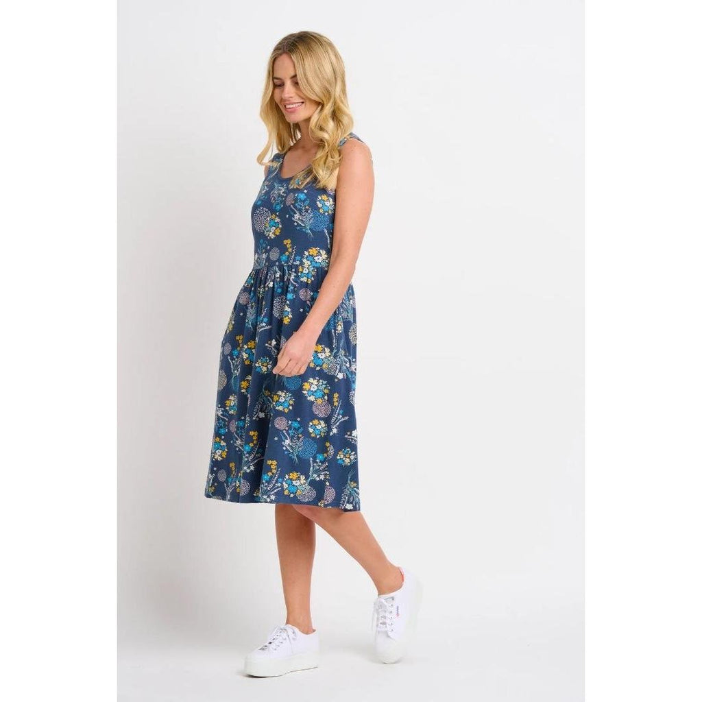 Brakeburn Bursting Blooms Sleeveless Dress - Beales department store