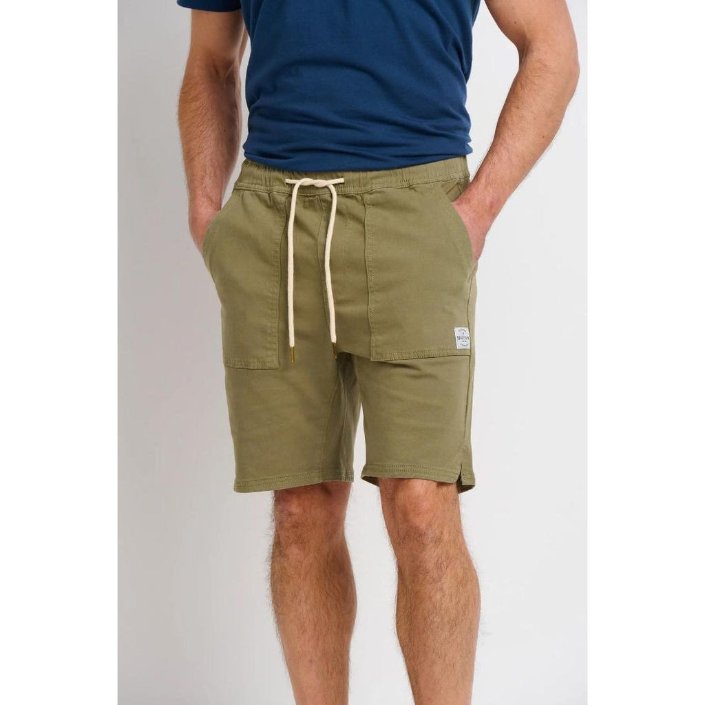 Brakeburn Carpenter Shorts - Khaki - Beales department store