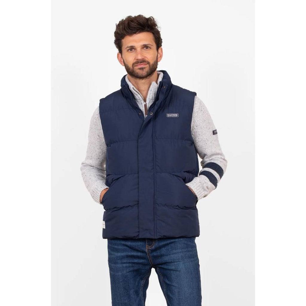 Brakeburn Classic Gilet - Navy - Beales department store