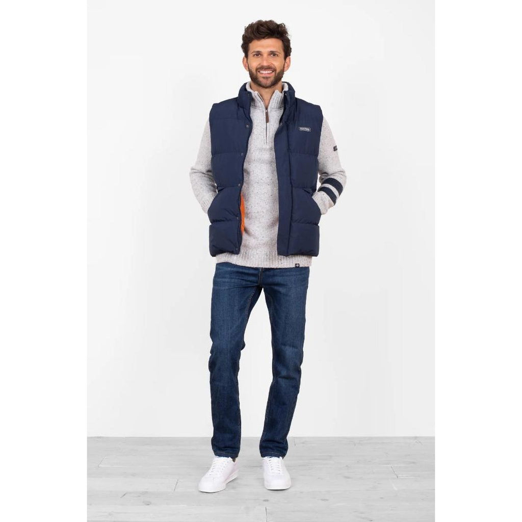 Brakeburn Classic Gilet - Navy - Beales department store