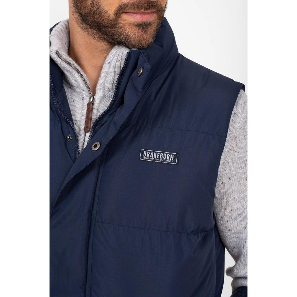 Brakeburn Classic Gilet - Navy - Beales department store