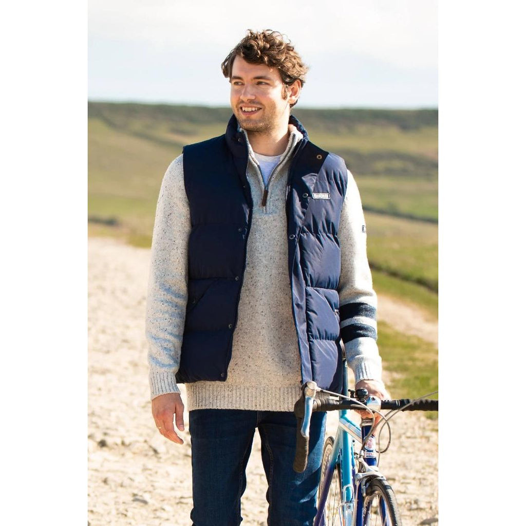 Brakeburn Classic Gilet - Navy - Beales department store