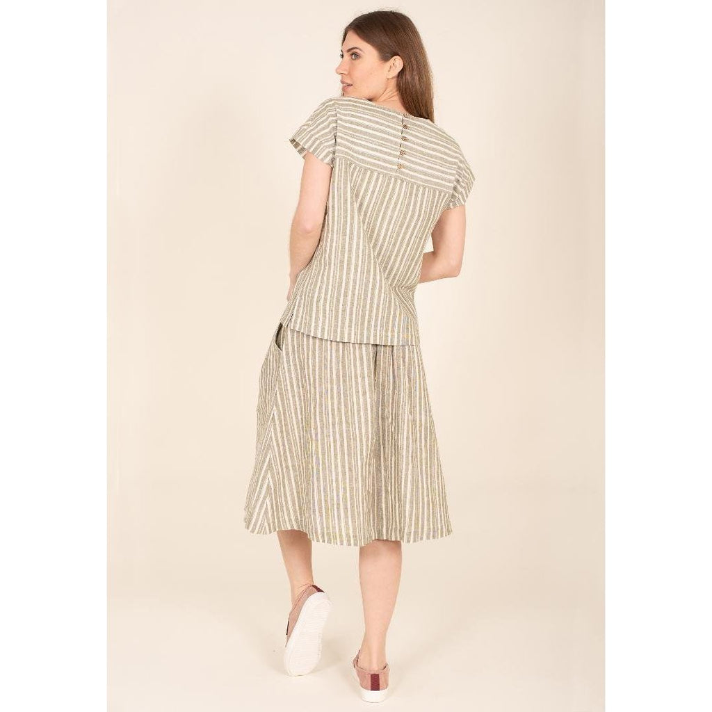 Brakeburn Co - ord Circle Skirt - Green - Beales department store