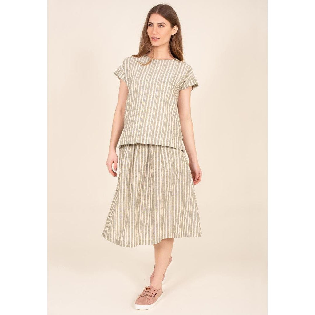 Brakeburn Co - ord Circle Skirt - Green - Beales department store