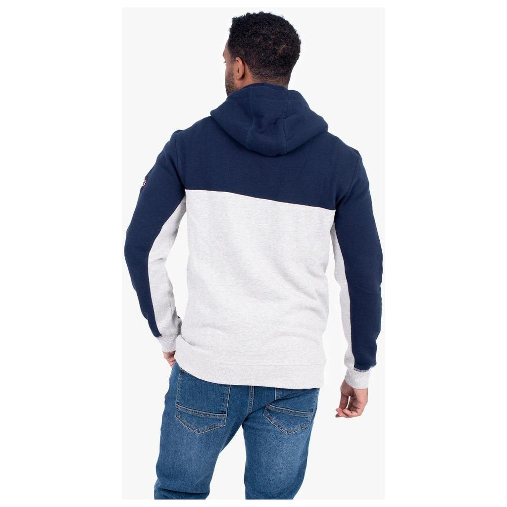 Brakeburn Colour Block Hoodie - Navy - Beales department store