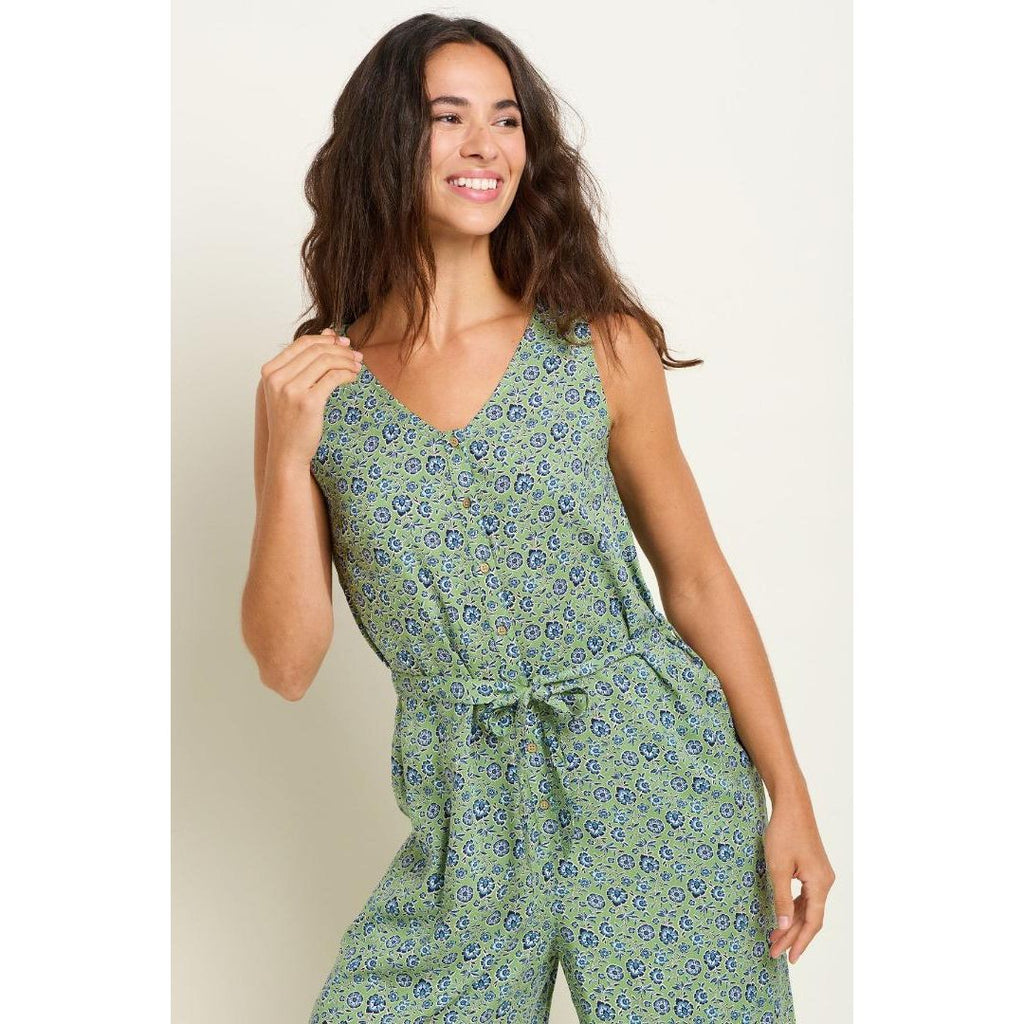 Brakeburn Elsie Jumsuit - Green - Beales department store