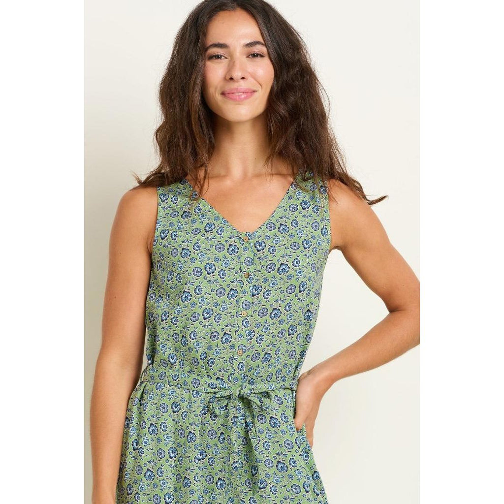 Brakeburn Elsie Jumsuit - Green - Beales department store