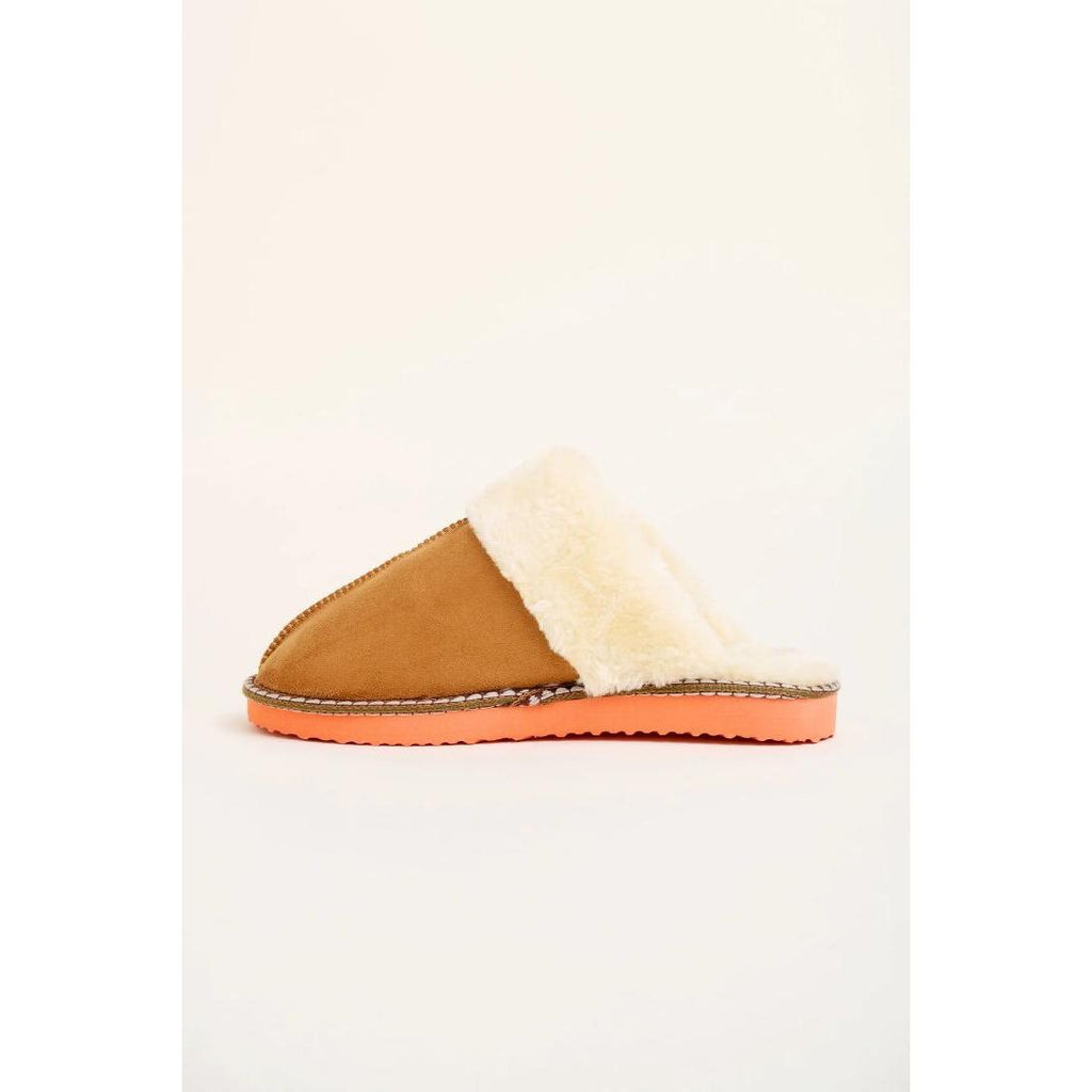 Brakeburn Fancy Trim Slippers - Beales department store