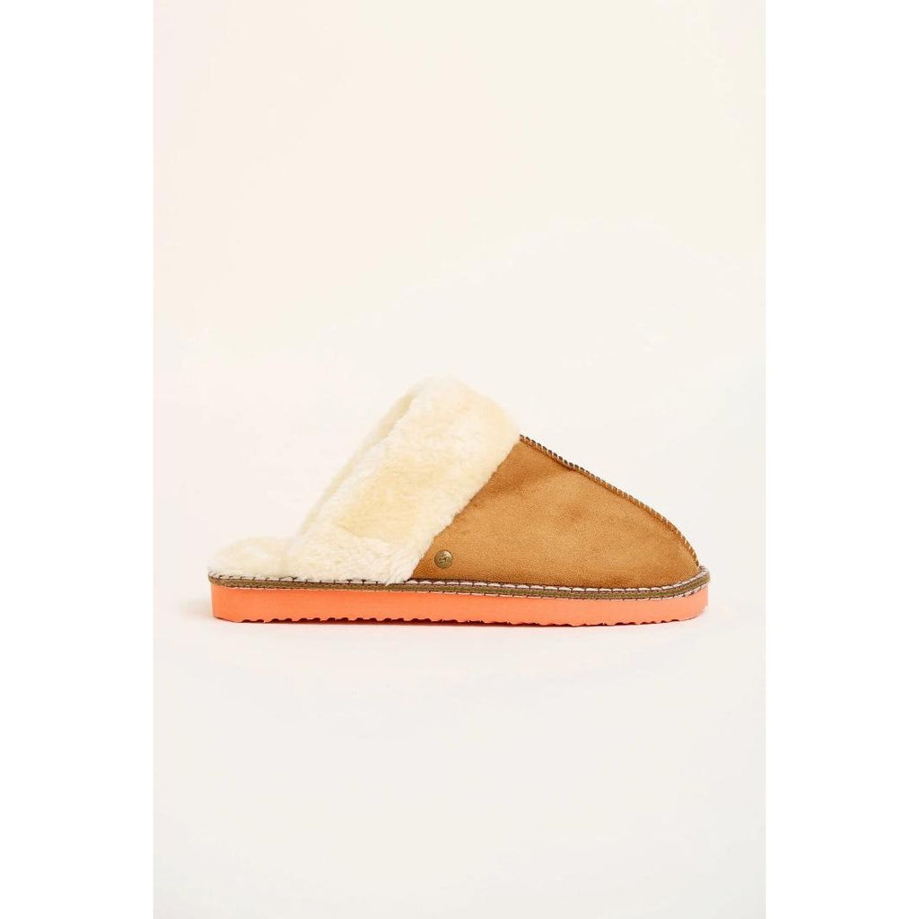 Brakeburn Fancy Trim Slippers - Beales department store