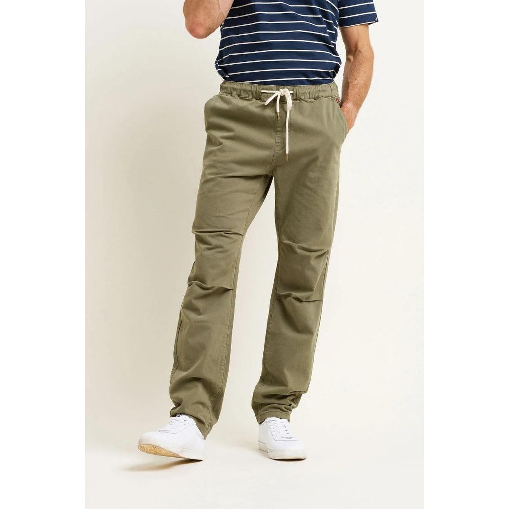 Brakeburn Fatigue Pants - Khaki - Beales department store