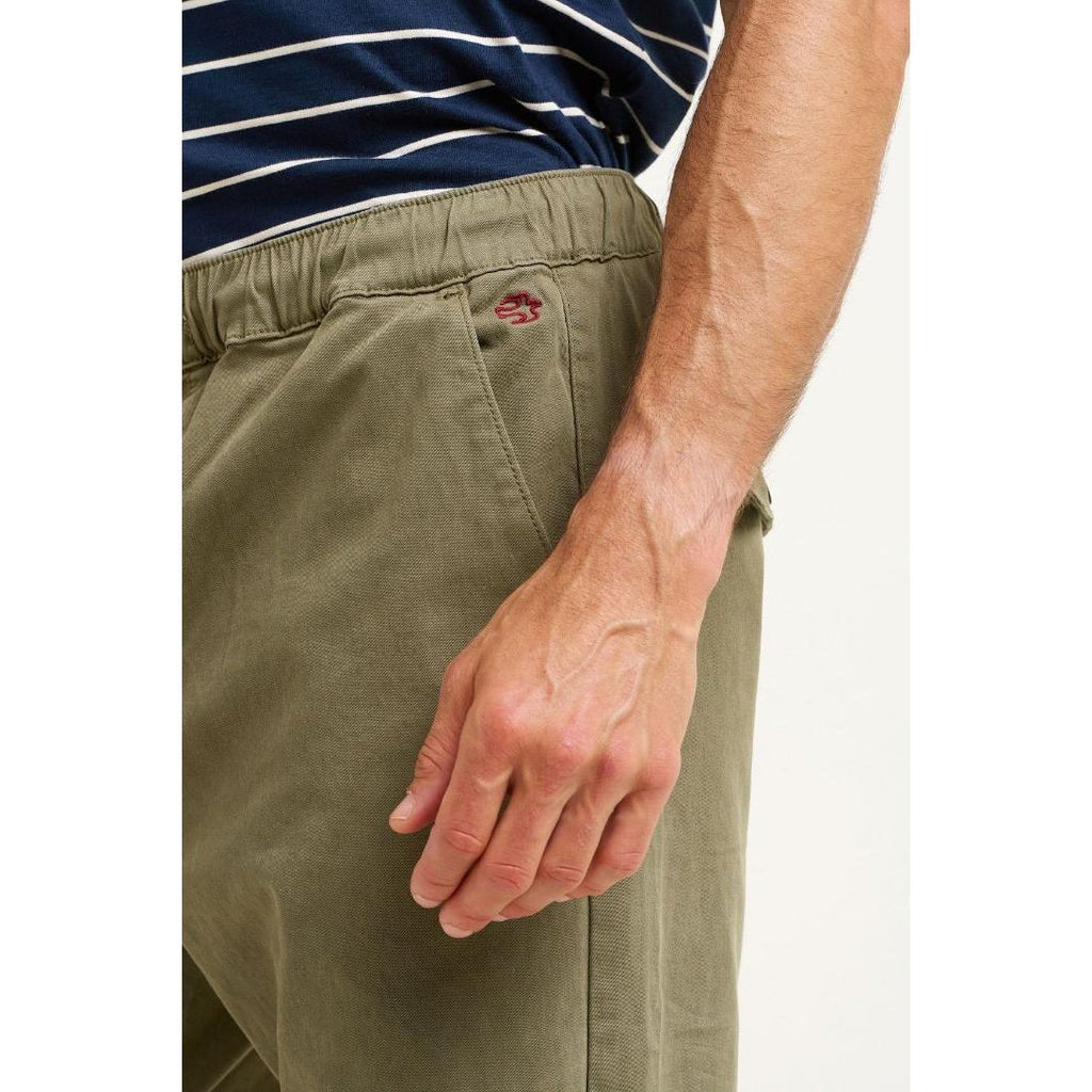 Brakeburn Fatigue Pants - Khaki - Beales department store