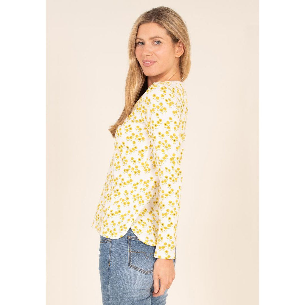 Brakeburn Garden Flower L/S Tee - Multi - Beales department store