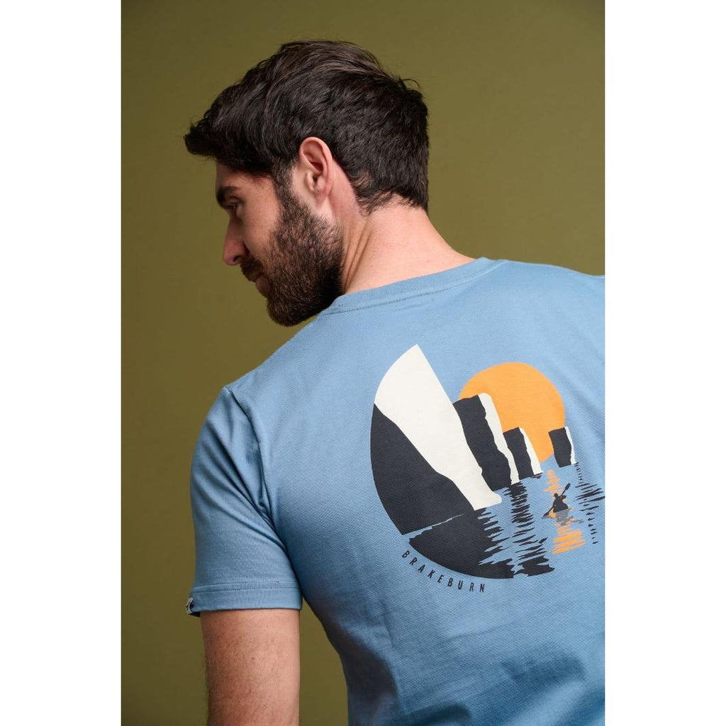 Brakeburn Harry Rocks Tee - Blue - Beales department store