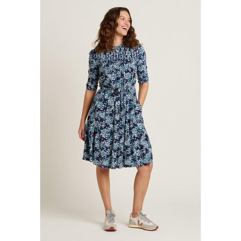 Brakeburn Jasmine Dress - Blue - Beales department store