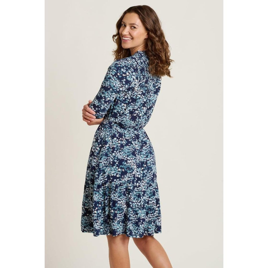 Brakeburn Jasmine Dress - Blue - Beales department store