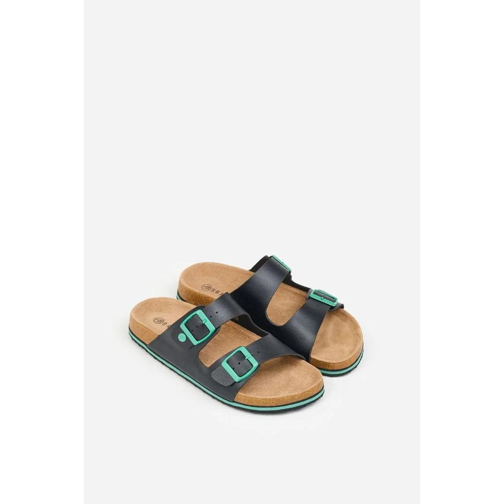 Brakeburn Kelly Pop Sandals - Black - Beales department store