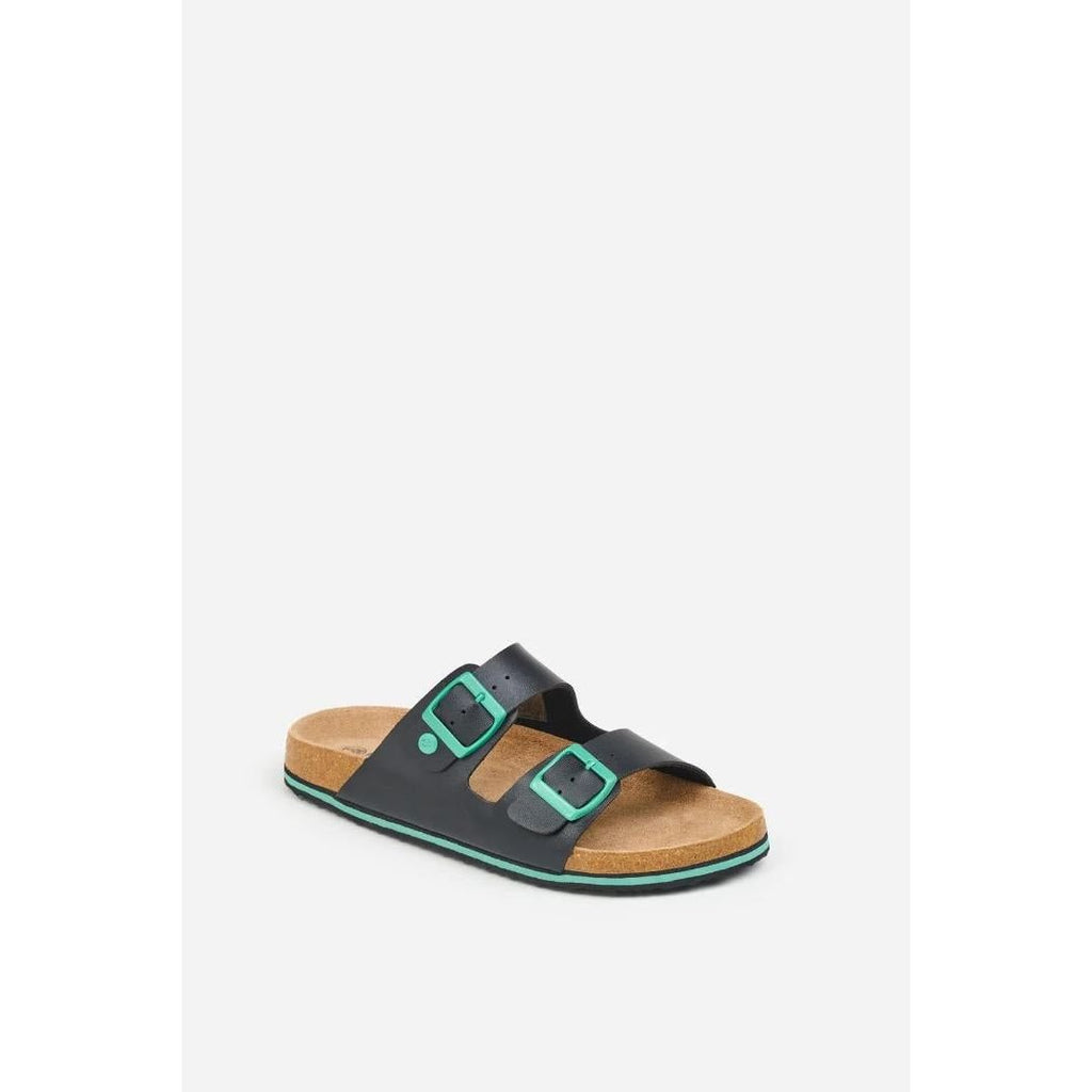 Brakeburn Kelly Pop Sandals - Black - Beales department store