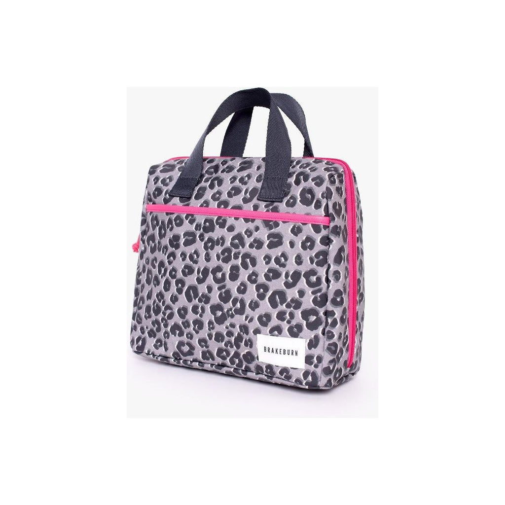 Brakeburn Leopard Spot Lunch Bag - Grey - Beales department store