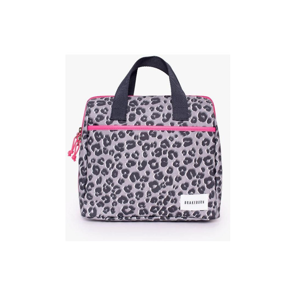 Brakeburn Leopard Spot Lunch Bag - Grey - Beales department store