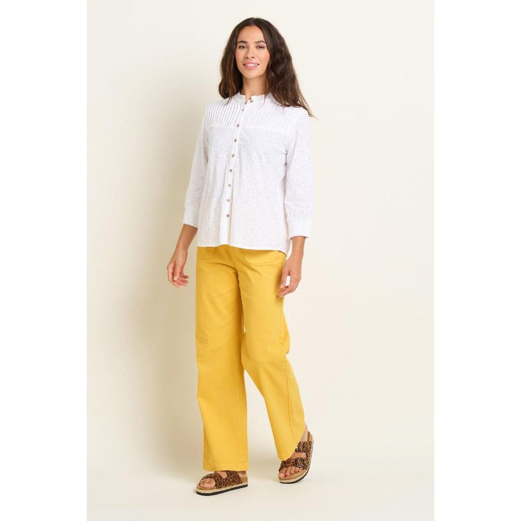 Brakeburn Maisie Blouse - White - Beales department store