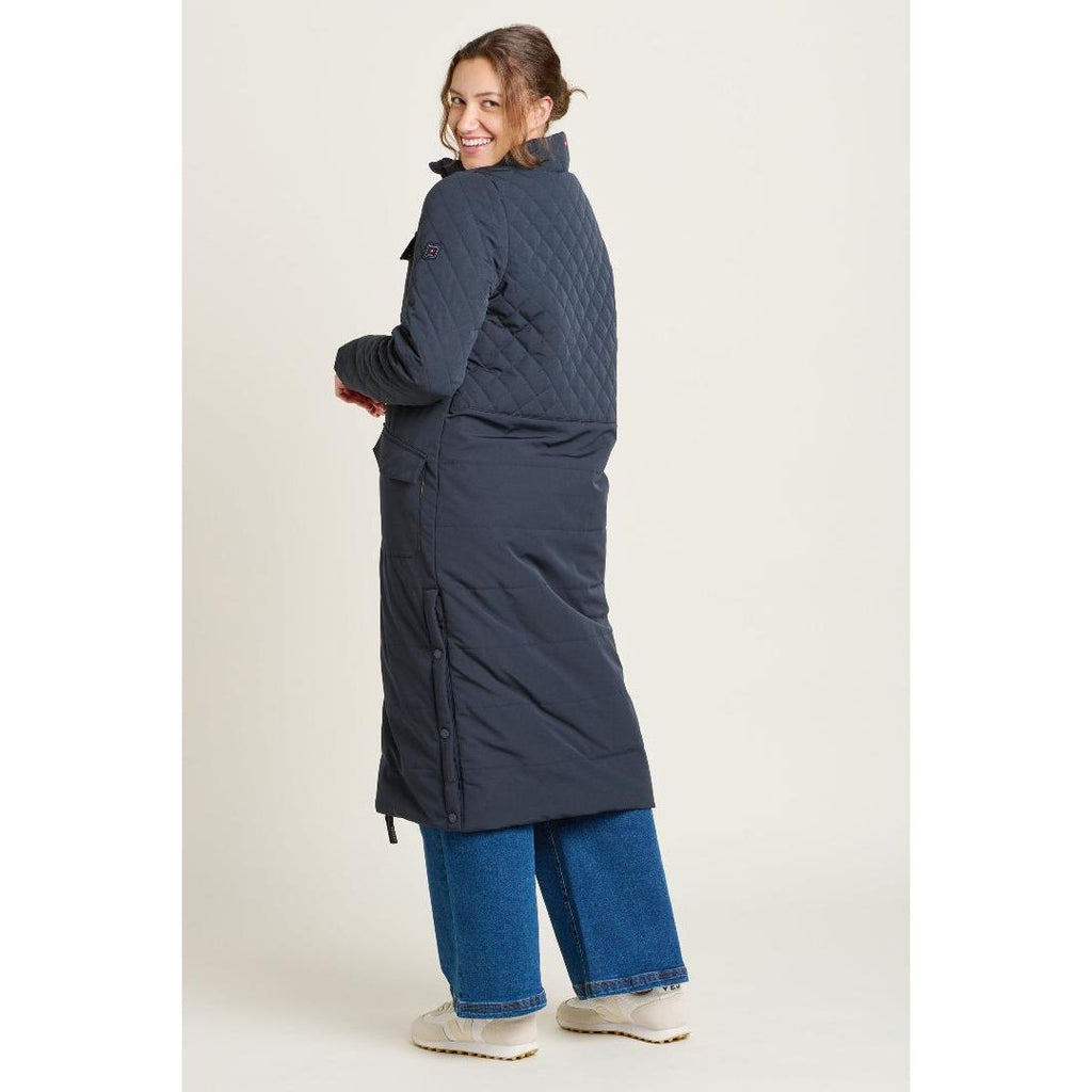 Brakeburn Matravers Long Line Coat - Navy - Beales department store