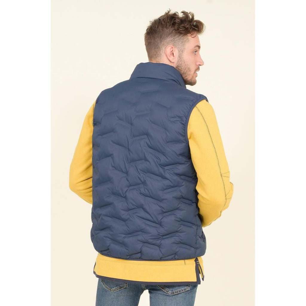 Brakeburn Mens Gilet - Navy - Beales department store