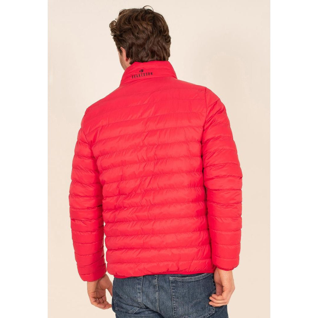 Brakeburn Mens Reversible Puffer - Multi - Beales department store