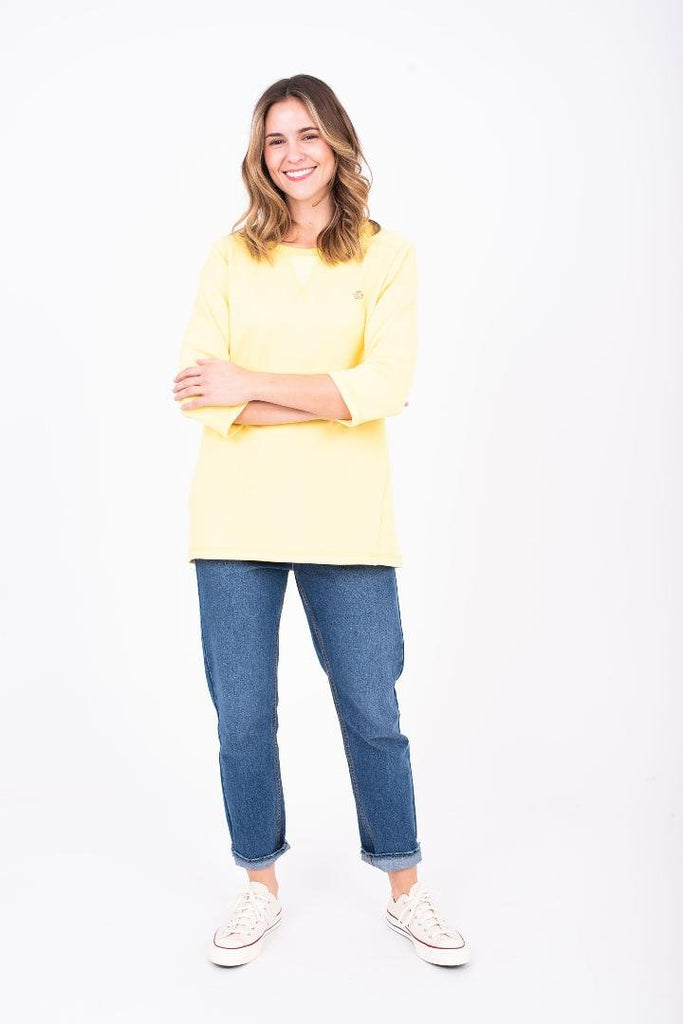 Brakeburn Mina Sweater - Yellow - Beales department store