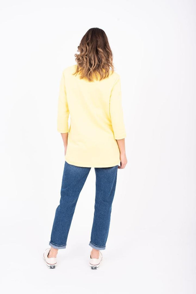 Brakeburn Mina Sweater - Yellow - Beales department store