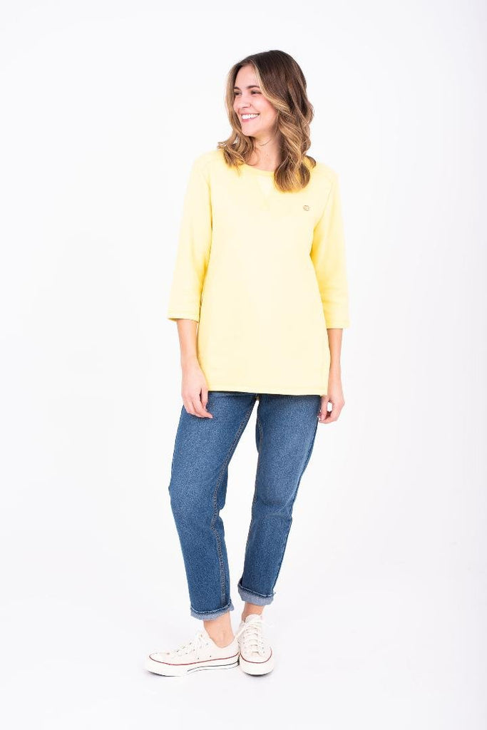 Brakeburn Mina Sweater - Yellow - Beales department store