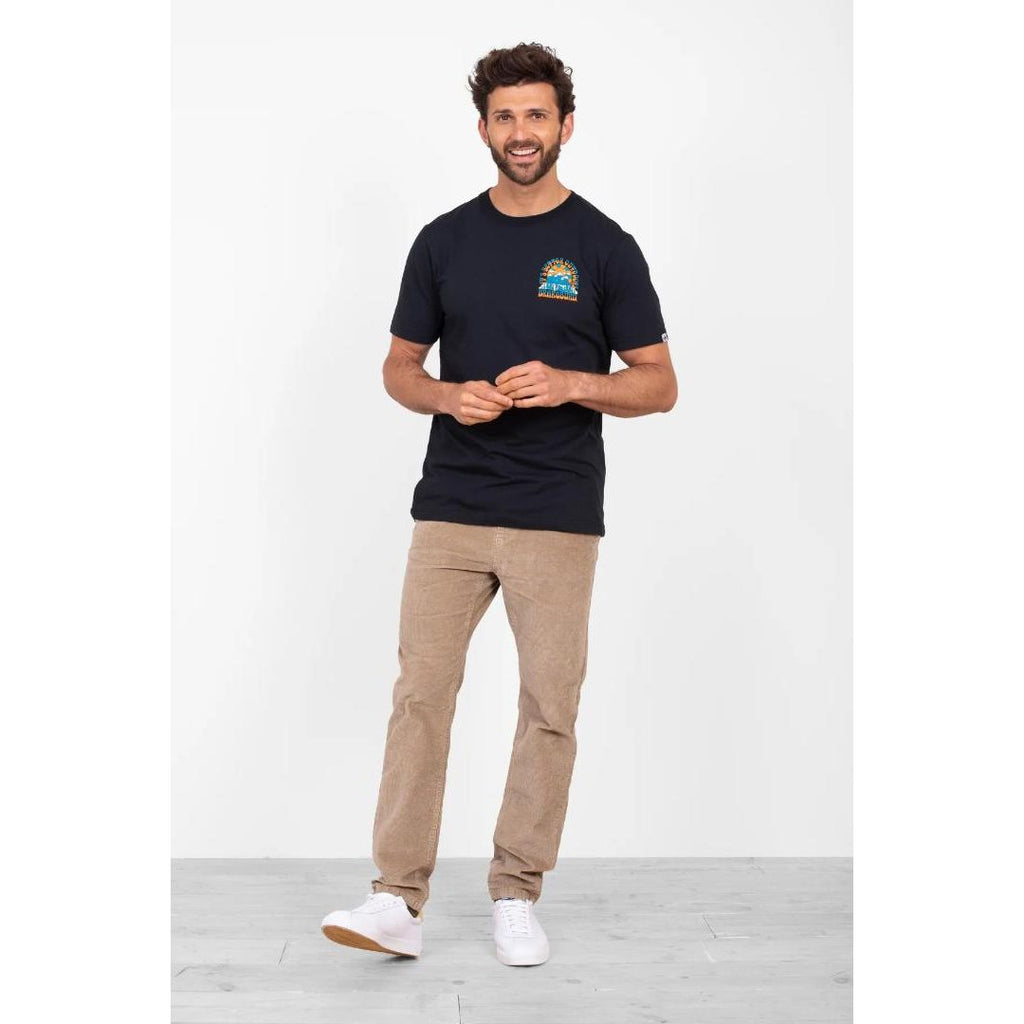 Brakeburn Outdoor Tee - Black - Beales department store