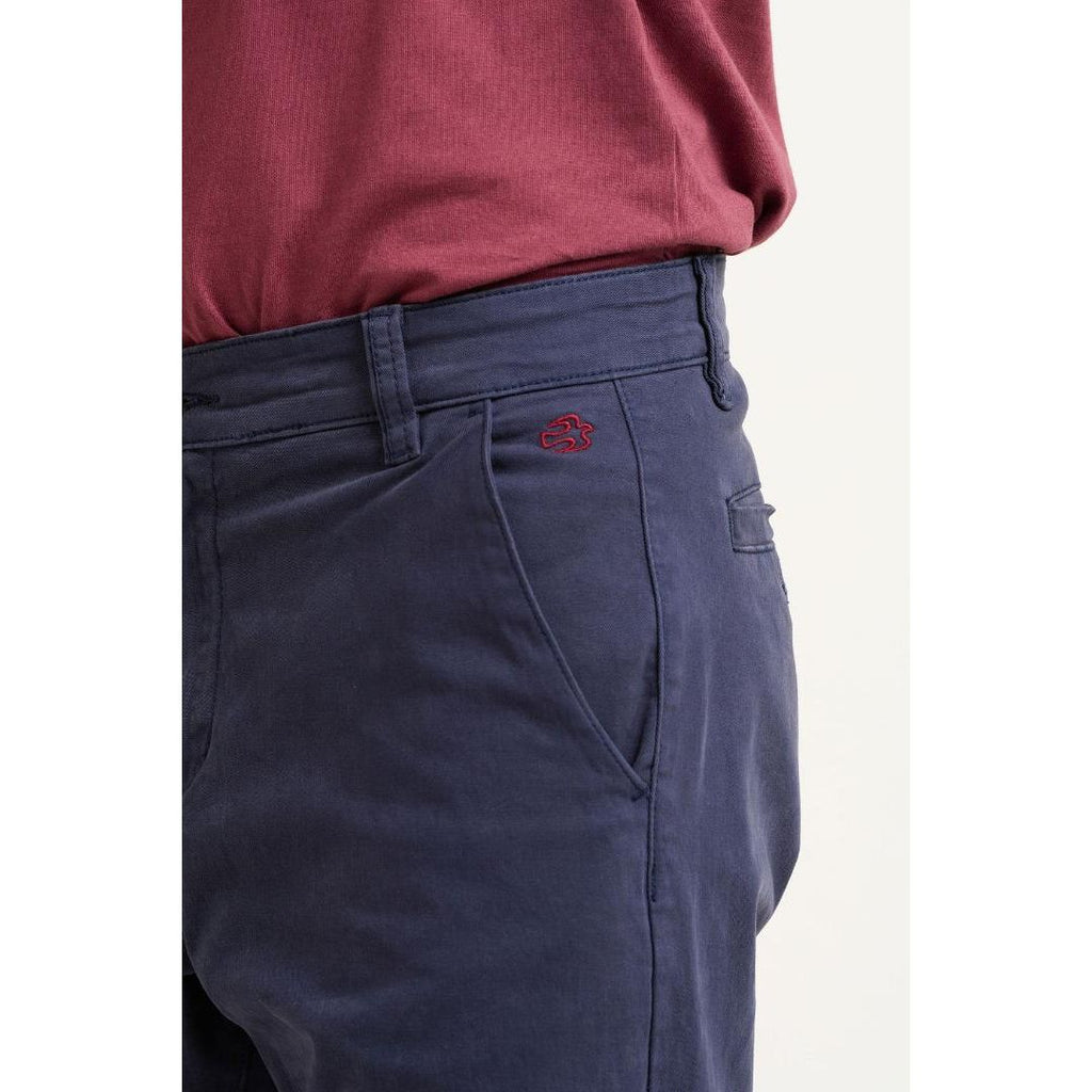 Brakeburn Outer Space Fixed Waist Trousers - Navy - Beales department store