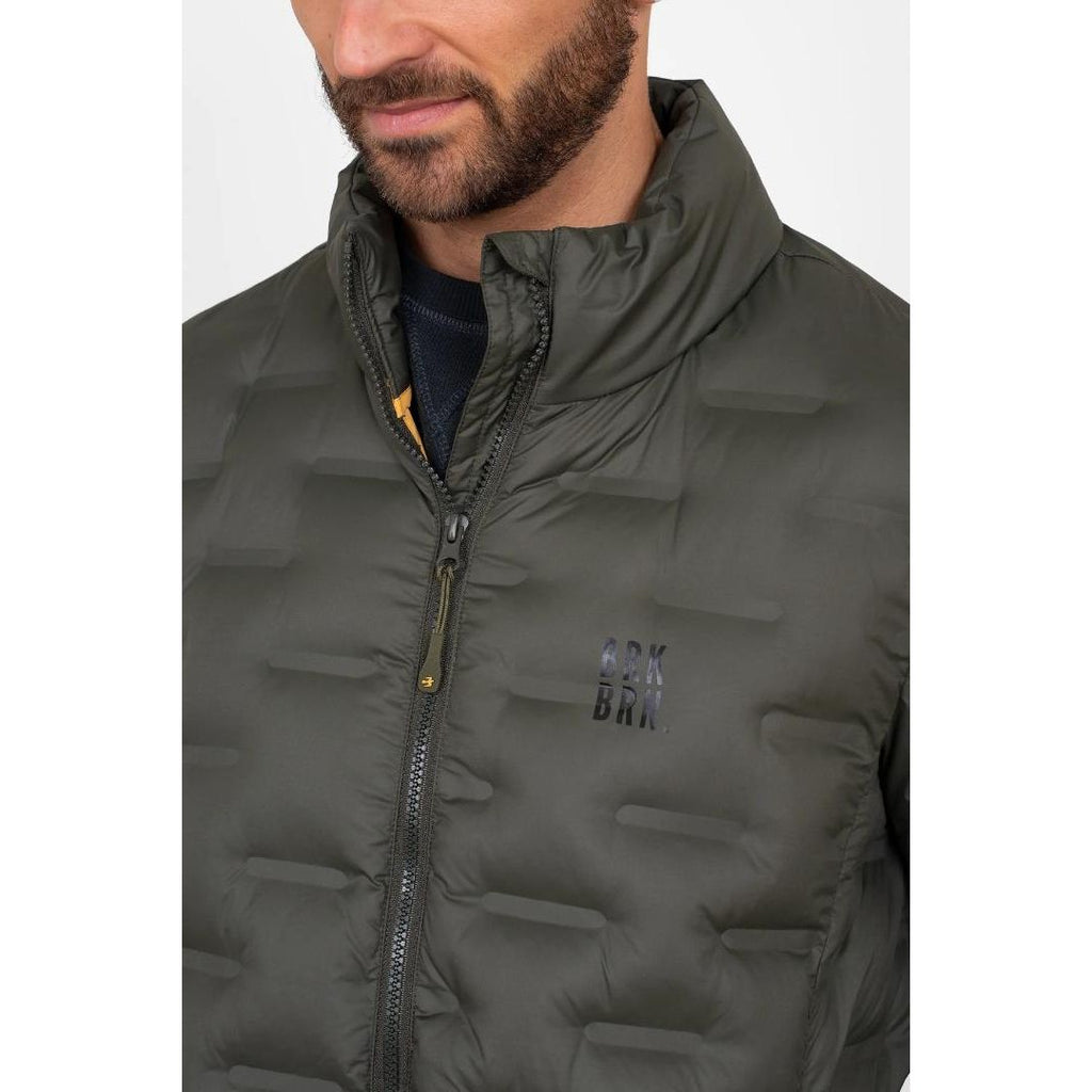 Brakeburn Puffer Jacket - Khaki - Beales department store