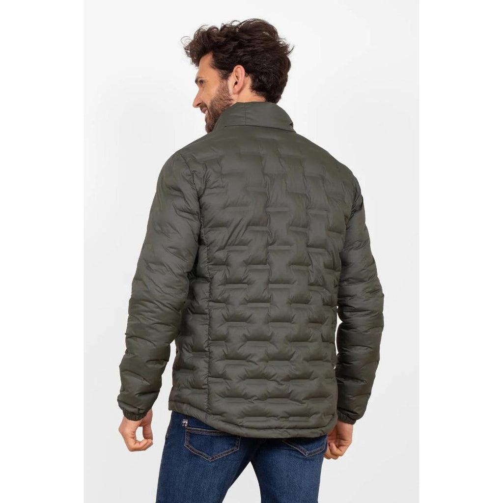 Brakeburn Puffer Jacket - Khaki - Beales department store